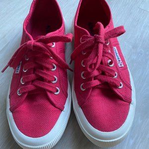 Superga Red Canvas Cotu Sneakers 6
